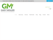 Tablet Screenshot of garymoller.com